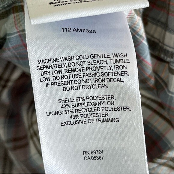 Columbia Insect Blocker Long Sleeve Button Down Plaid Mens Shirt XL - Picture 5 of 13